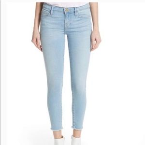 Frame Denim Jean Le Skinny de Jeanne Raw Hem 32